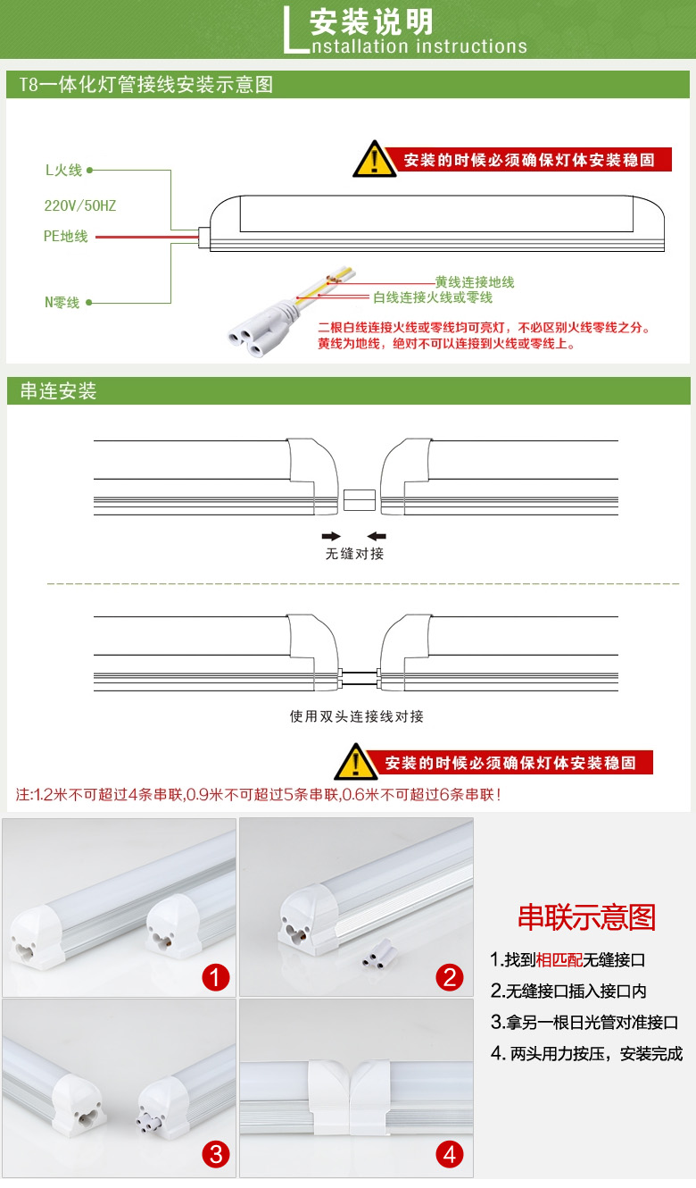 LED灯管性能